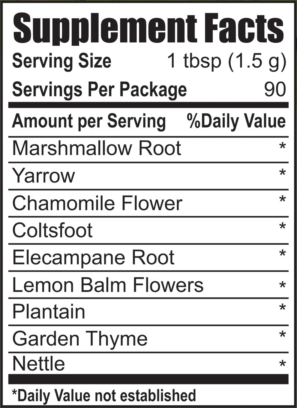 Esophagus Support Tea
