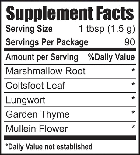 Lung Support A Tea