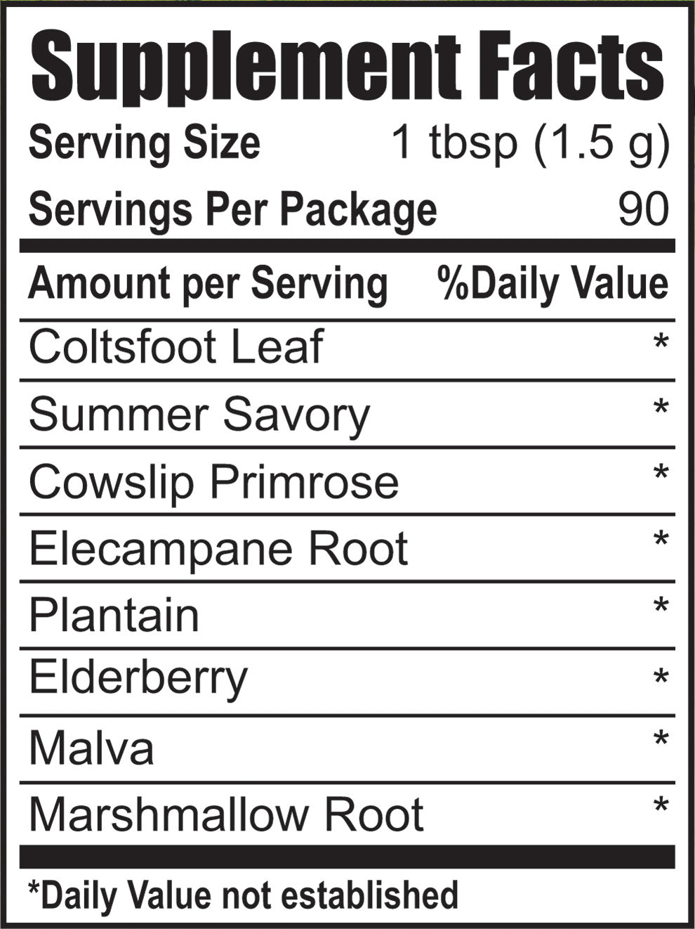 Lung Support B Tea