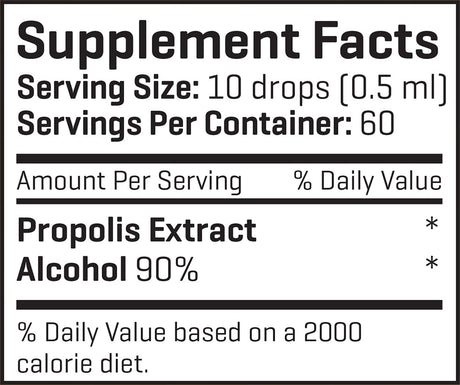 Bee Propolis Tincture | 10-Day Immune Support